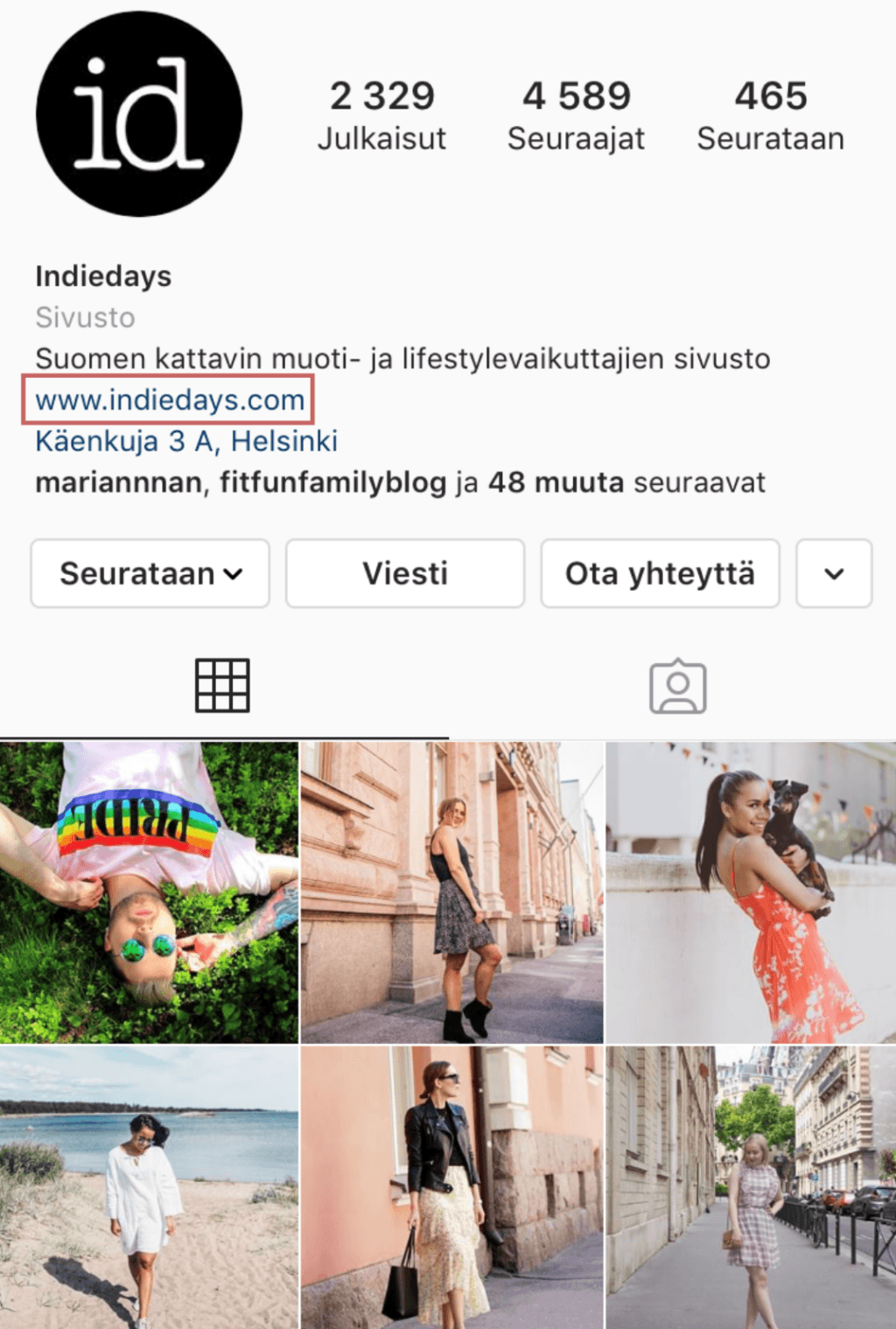 Instagram-analytiikka auttaa optimoimaan ja kehittämään sisältöä.